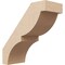 Ekena Millwork 5-inch W x 12-inch D x 12-inch H Valencia Rough Cedar Woodgrain TimberThane Knee Brace, Primed BRCUR05X12X12VALRCPR - alternate 1